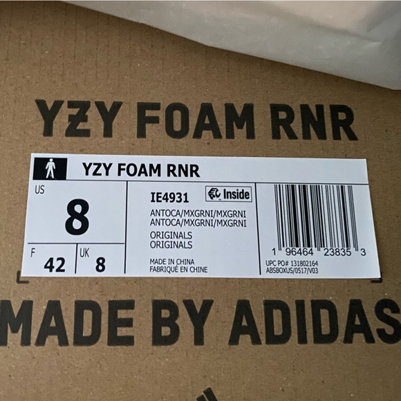 Yeezy foam runner Mx Granite Sz8 - Picture 6 of 8